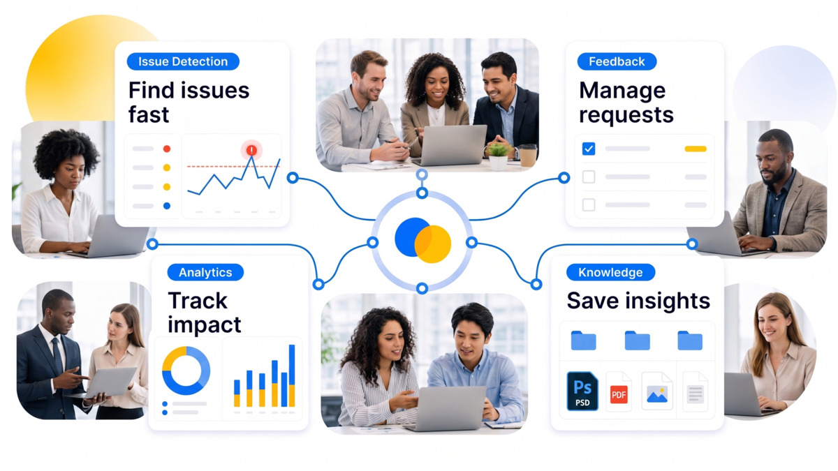 Tasks are connected instead of siloed